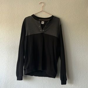 ASOS button Henley sweater